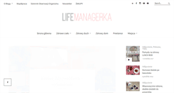 Desktop Screenshot of lifemanagerka.pl